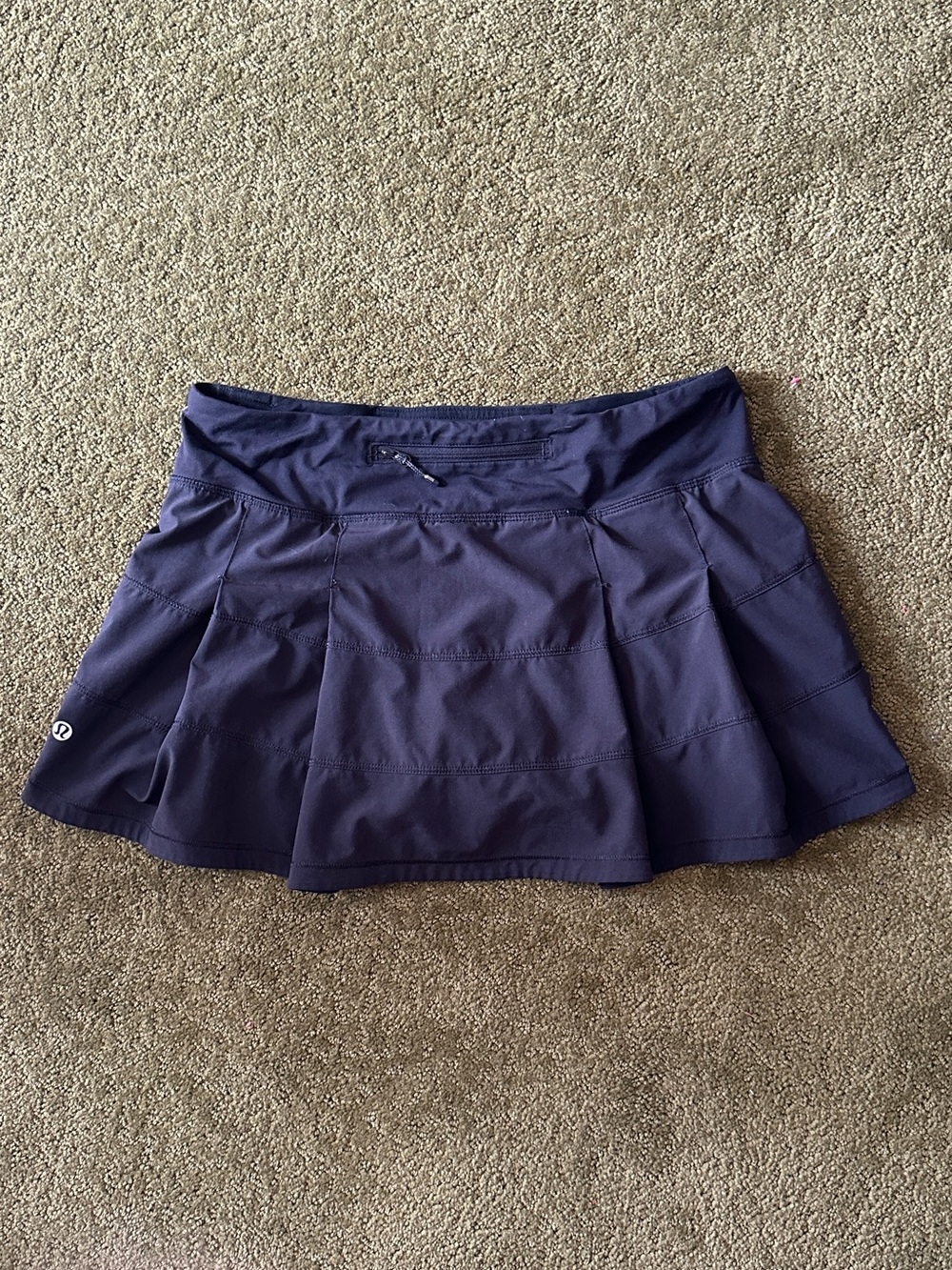 lululemon black tennis skirt